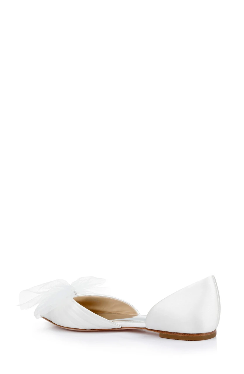 Badgley Mischka Fergie Tulle Pointed Toe Flat 11 Badgley Mischka Fergie Tulle Pointed Toe Flat - Image 9