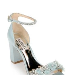 Badgley Mischka Finesse Ankle Strap Evening Shoe -Badgley Mischka shop FINESSE MP4629 MSTSAT 1 FRONT VIEW 66876.1626851490