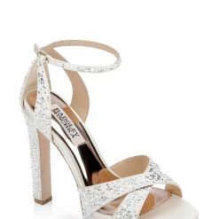 Badgley Mischka Fizzy Fantastic Rhinestone Bejeweled Platform
