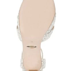 Badgley Mischka Fizzy Fantastic Rhinestone Bejeweled Platform -Badgley Mischka shop FIZZY MP6729 IVRSAT 6 80114.1670620605