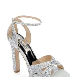 Badgley Mischka Fizzy Fantastic Rhinestone Bejeweled Platform -Badgley Mischka shop FIZZY MP6729 SILTXL 1 16654.1670620605
