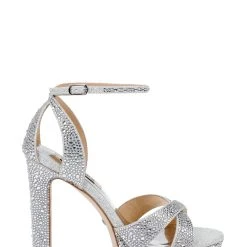 Badgley Mischka Fizzy Fantastic Rhinestone Bejeweled Platform -Badgley Mischka shop FIZZY MP6729 SILTXL 2 30783.1670620605