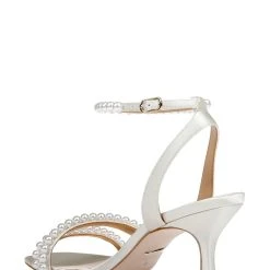 Badgley Mischka Flame Rhinestone Kitten Heel -Badgley Mischka shop FLAME MP6731 IVRSAT 3 53859.1669059785