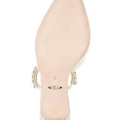 Badgley Mischka Flutter Pointed Slide With Crystal Buckle -Badgley Mischka shop FLUTTER MP6733 IVRSAT 6 00572.1670620619