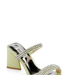 Badgley Mischka Frankie Bejeweled Block Heel Slide -Badgley Mischka shop FRANKIE MP6737 LIMSAT 1 71820.1678469883