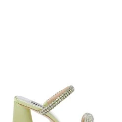 Badgley Mischka Frankie Bejeweled Block Heel Slide -Badgley Mischka shop FRANKIE MP6737 LIMSAT 2 55600.1670620635