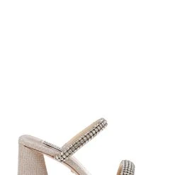 Badgley Mischka Frankie Bejeweled Block Heel Slide -Badgley Mischka shop FRANKIE MP6737 PALGLD 2 77587.1670620635