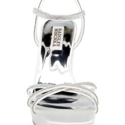 Badgley Mischka Frida Open Toe Block Heel -Badgley Mischka shop FRIDA MP6742 WHTSAT 4 61704.1669052571