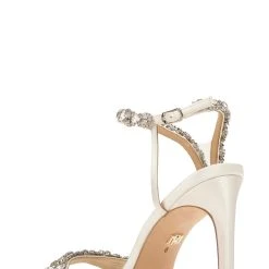 Badgley Mischka Galia Crystal Ankle Strap Evening Shoe -Badgley Mischka shop GALIA MP5507 WHTSAT 2 BACK VIEW 17064 21028.1609305094