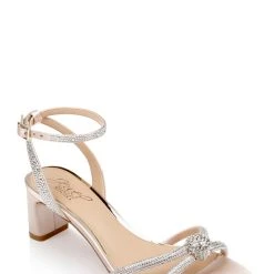 Jewel Badgley Mischka Gavi Princess Low Block Heel
