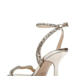 Jewel Badgley Mischka Gemma Stiletto Sandal -Badgley Mischka shop GEMMA JW4513 GLDGLT 3 34687.1661986589