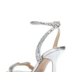 Jewel Badgley Mischka Gemma Stiletto Sandal -Badgley Mischka shop GEMMA JW4513 SILGLT 3 00404.1661986589