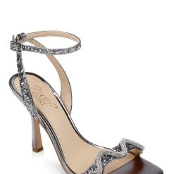 Jewel Badgley Mischka Gemma Stiletto Sandal -Badgley Mischka shop GEMMA JW4513 SMKGLT 1 00073.1678472892