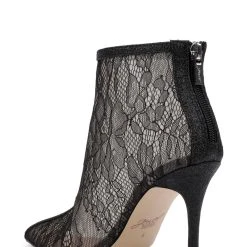 Jewel Badgley Mischka Gesina Lace Bootie 13 Jewel Badgley Mischka Gesina Lace Bootie -Badgley Mischka shop GESINA JW4523 BLKLCE 3 46696.1661986706