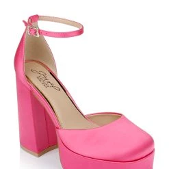 Jewel Badgley Mischka Giada Round Toe Platform -Badgley Mischka shop GIADA JW4525 SHERPK 1 87285.1678473307