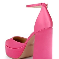 Jewel Badgley Mischka Giada Round Toe Platform -Badgley Mischka shop GIADA JW4525 SHERPK 3 03255.1661986730