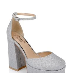 Jewel Badgley Mischka Giada Round Toe Platform -Badgley Mischka shop GIADA JW4525 SILGLT 1 51958.1661986730