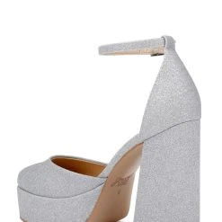 Jewel Badgley Mischka Giada Round Toe Platform -Badgley Mischka shop GIADA JW4525 SILGLT 3 26200.1661986730