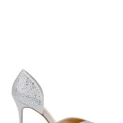 Jewel Badgley Mischka Grace 2 Piece Stiletto -Badgley Mischka shop GRACE JW4517 SILGLT 2 92780.1661986617