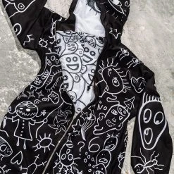 Badinka Ugley Dark Zippy Hoodie -Badgley Mischka shop IMG 0210