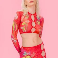 Badinka Predatora Mesh Cutout Top -Badgley Mischka shop IMG 7831 a6544ce5 53ae 4df4 811c ef2d46164a77 scaled