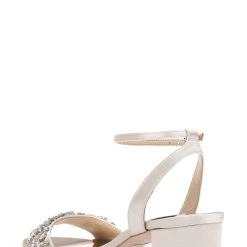 Badgley Mischka Ivanna Embellished Evening Shoe -Badgley Mischka shop IVANNA MP4807 IVRSAT 2 BACK VIEW 57120 66169.1624952643