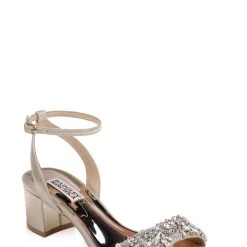 Badgley Mischka Ivanna Embellished Evening Shoe -Badgley Mischka shop IVANNA MP4807 PLTMSD 1 FRONT VIEW 79778 78432.1627076447