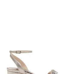 Badgley Mischka Ivanna Embellished Evening Shoe -Badgley Mischka shop IVANNA MP4807 PLTMSD 3 SIDE VIEW 97750 43998.1624952643