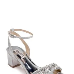 Badgley Mischka Ivanna Embellished Evening Shoe -Badgley Mischka shop IVANNA MP4807 SILMSD 1 FRONT VIEW 59195 07937.1624952643