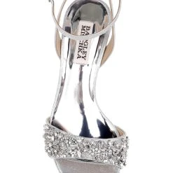 Badgley Mischka Ivanna Embellished Evening Shoe -Badgley Mischka shop IVANNA MP4807 SILMSD 5 TOP VIEW 33731 82231.1624952643