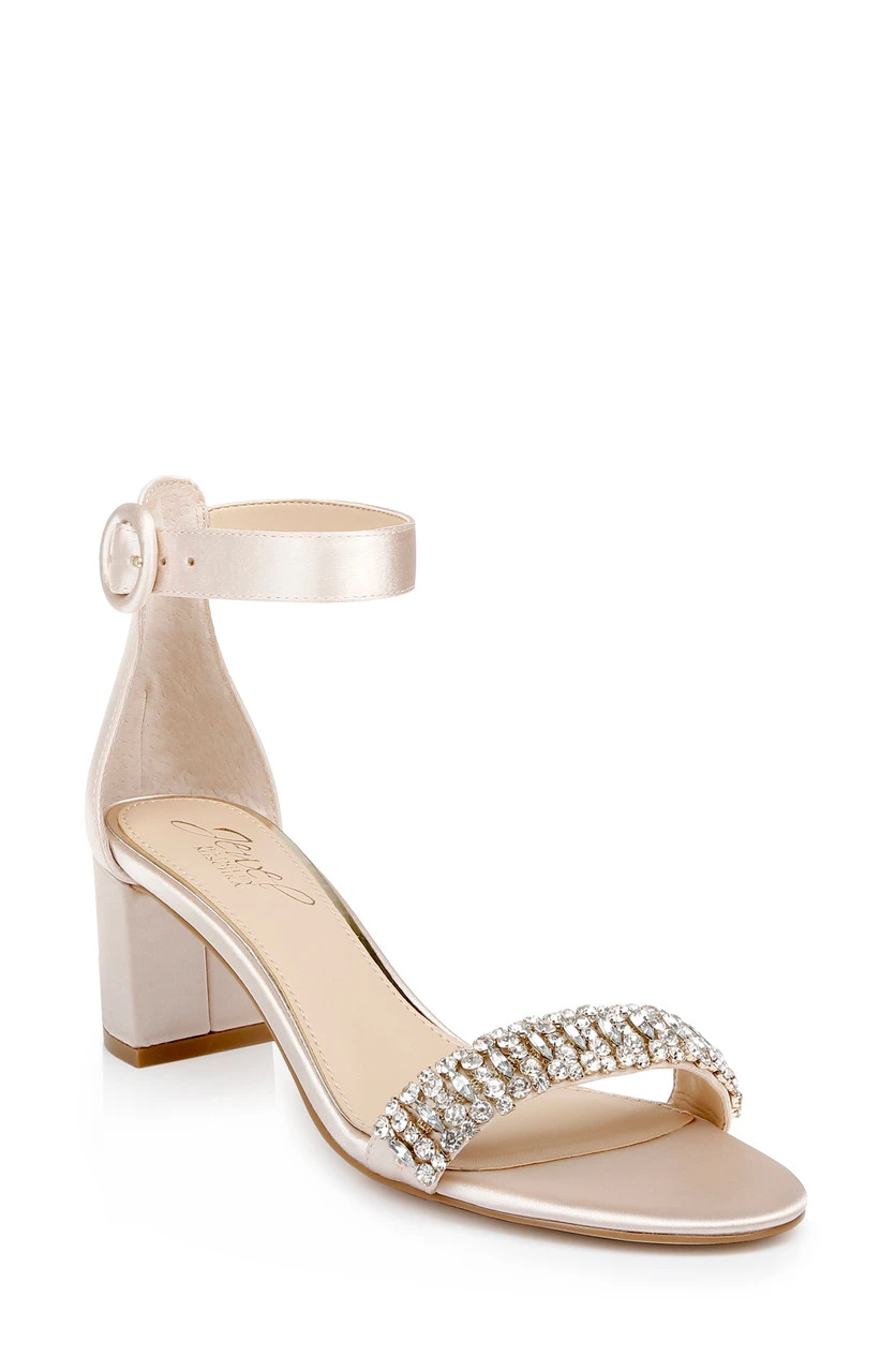 Jewel Badgley Mischka James Ankle Strap Block Heel 3 Jewel Badgley Mischka James Ankle Strap Block Heel