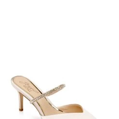 Jewel Badgley Mischka Jan Strappy Pointed Toe Stiletto -Badgley Mischka shop JAN JW4108 CHMSAT 1 26142.1659473606