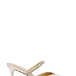 Jewel Badgley Mischka Jan Strappy Pointed Toe Stiletto -Badgley Mischka shop JAN JW4108 CHMSAT 2 71145.1659473606
