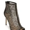 Jewel Badgley Mischka Jewel Peep Toe Bootie -Badgley Mischka shop JEWEL JW4122 BLKLCE 1 28408.1664319200