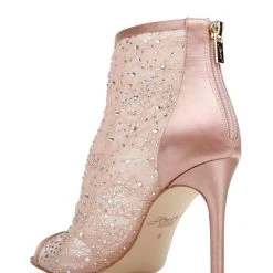 Jewel Badgley Mischka Jewel Peep Toe Bootie -Badgley Mischka shop JEWEL JW4122 BLSLCE 3 74022.1628713136