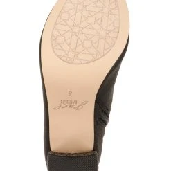 Jewel Badgley Mischka Jovanna Glitter Block Heel Bootie -Badgley Mischka shop JOVANNA JW4132 BLKFAB 6 56801.1628713188