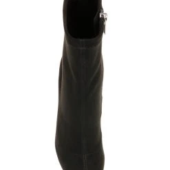 Jewel Badgley Mischka Jovanna Glitter Block Heel Bootie -Badgley Mischka shop JOVANNA JW4132 BLKMIC 5 82334.1628713188