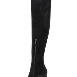 Jewel Badgley Mischka Joy Over-The-Knee Faux-Suede Boot -Badgley Mischka shop JOY JW4141 BLKMIC 3 02203.1638126209