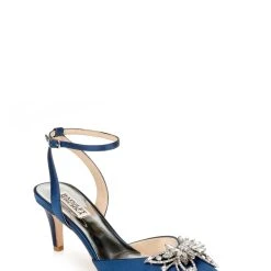 Badgley Mischka Kaley Pointed Toe Stiletto -Badgley Mischka shop KALEY MP6207 NVYSAT 1 12755.1673488805