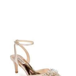 Badgley Mischka Kaley Pointed Toe Stiletto -Badgley Mischka shop KALEY MP6207 PRLNUD 1 64983.1673488805