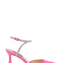 Badgley Mischka Kamilah Pointed Toe Stiletto -Badgley Mischka shop KAMILAH MP6210 HOTPNK 2 80690.1638394447