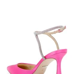 Badgley Mischka Kamilah Pointed Toe Stiletto -Badgley Mischka shop KAMILAH MP6210 HOTPNK 3 56855.1638394447