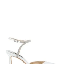 Badgley Mischka Kamilah Pointed Toe Stiletto -Badgley Mischka shop KAMILAH MP6210 WHTSAT 2 81118.1638394447