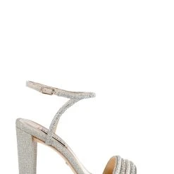Badgley Mischka Kari Block Heel -Badgley Mischka shop KARI MP6211 PLATNM 2 97622.1638394465