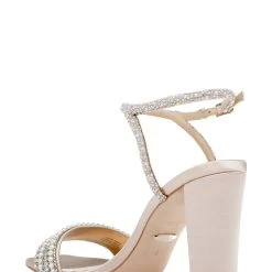 Badgley Mischka Kari Block Heel -Badgley Mischka shop KARI MP6211 SFTNUD 3 91353.1638394465