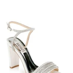 Badgley Mischka Kari Block Heel -Badgley Mischka shop KARI MP6211 WHTSAT 1 70551.1673488185
