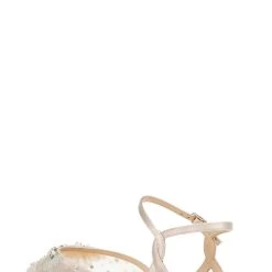 Badgley Mischka Karine Pointed Toe Flat -Badgley Mischka shop KARINE MP6212 NUDSAT 3 19616.1638394477