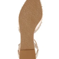 Badgley Mischka Karine Pointed Toe Flat -Badgley Mischka shop KARINE MP6212 NUDSAT 6 86187.1638394477