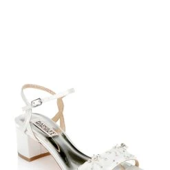Badgley Mischka Karissa Block Heel -Badgley Mischka shop KARISSA MP6213 WHTSAT 1 08472.1638394488