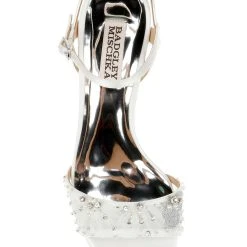 Badgley Mischka Karissa Block Heel -Badgley Mischka shop KARISSA MP6213 WHTSAT 5 21375.1638394488